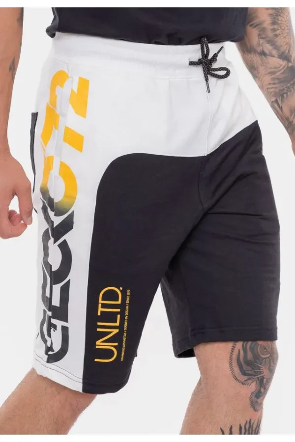 Bermuda Ecko Moletom Road Preta - Imagem 5