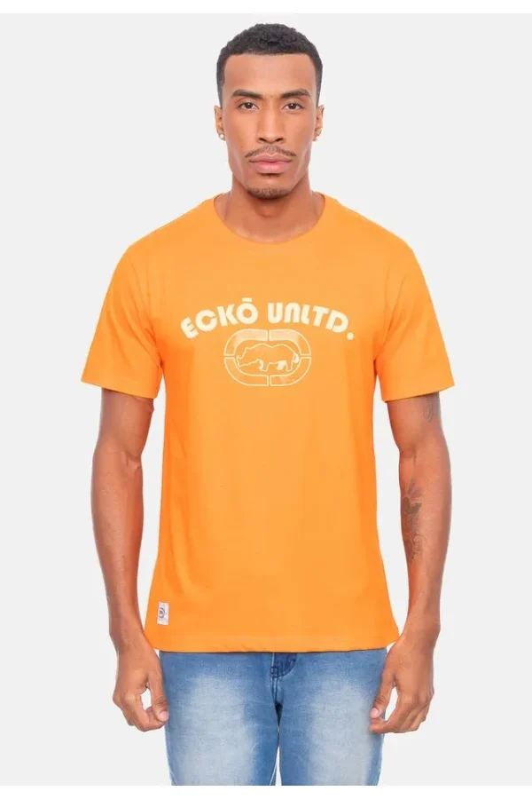 Camiseta Ecko Estampada Laranja - Imagem 2